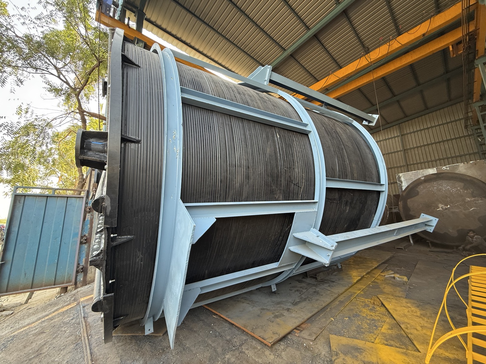 PP spiral reaction vessel