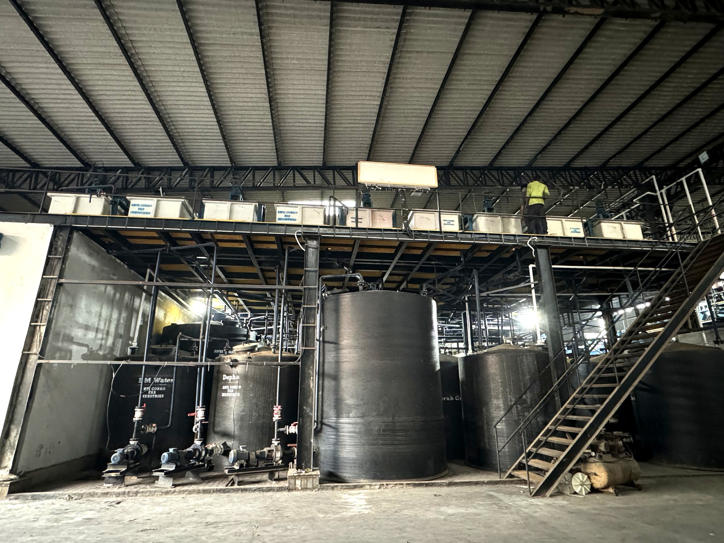 Anti Corro Fab Industries manufacturing facility – HDPE and PP-FRP tanks